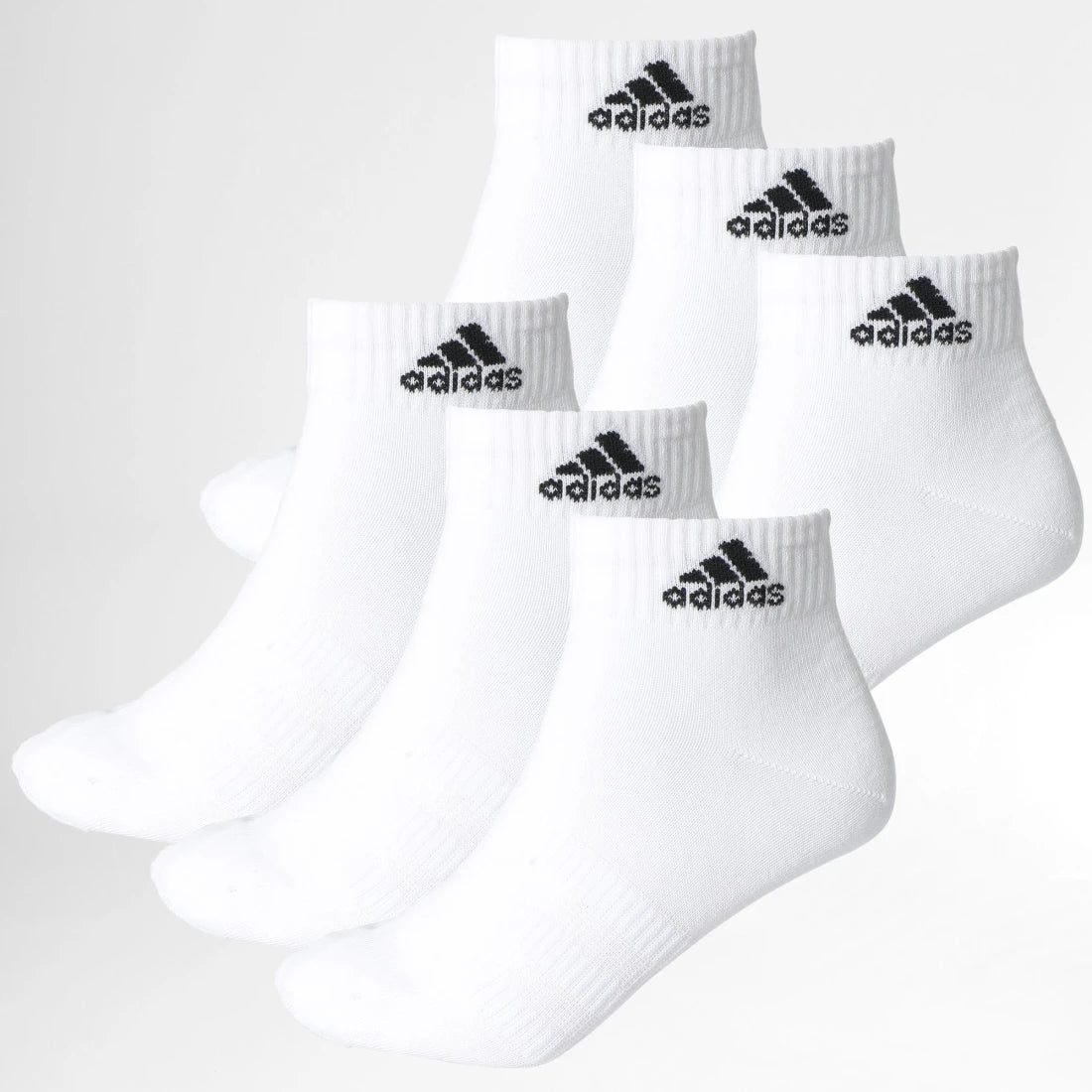 6 Paires Chaussettes courtes Blanches